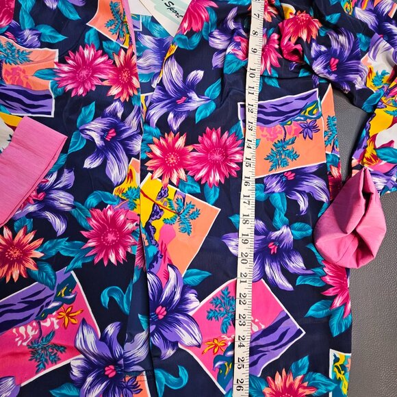 Vintage SG Sport Floral Blouse - Picture 4 of 5